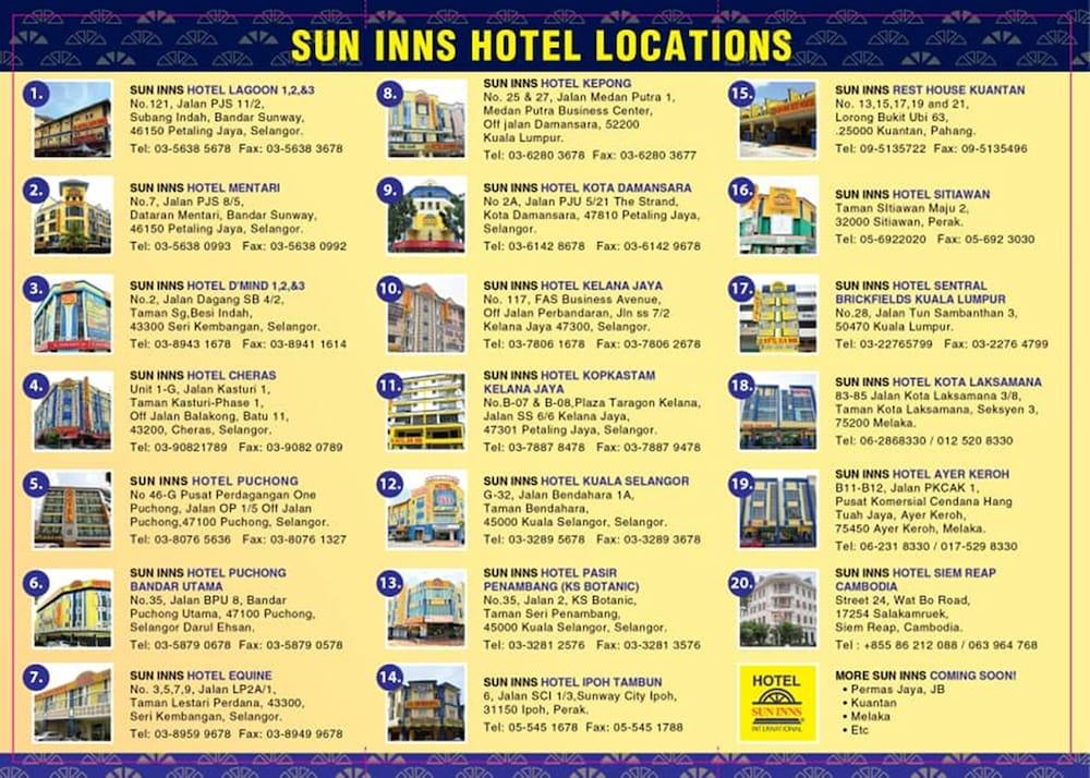 Sun Inns Hotel Sentral, Brickfields Kuala Lumpur Buitenkant foto